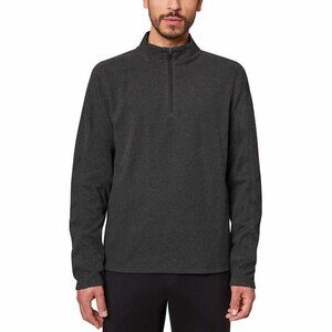 MONDETTA Black Quarter Zip Sweater, size S